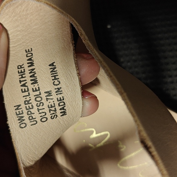 MATISSE Owen tan leather Sandals sz 7 - Picture 5 of 5